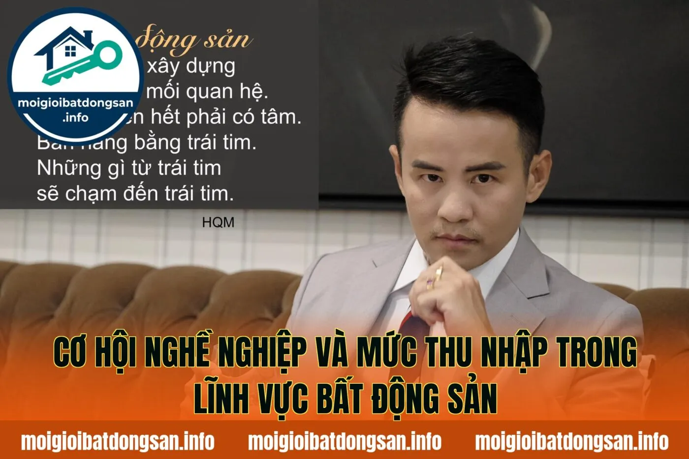 Cơ hội nghề nghiệp và mức thu nhập trong lĩnh vực bất động sản