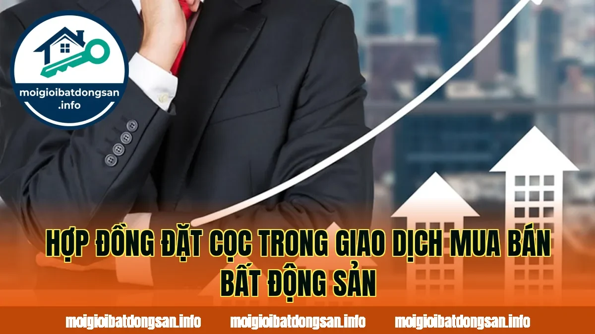Hợp đồng đặt cọc trong giao dịch mua bán bất động sản
