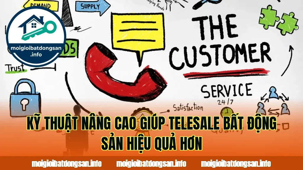 Kỹ thuật nâng cao giúp telesale bất động sản hiệu quả hơn