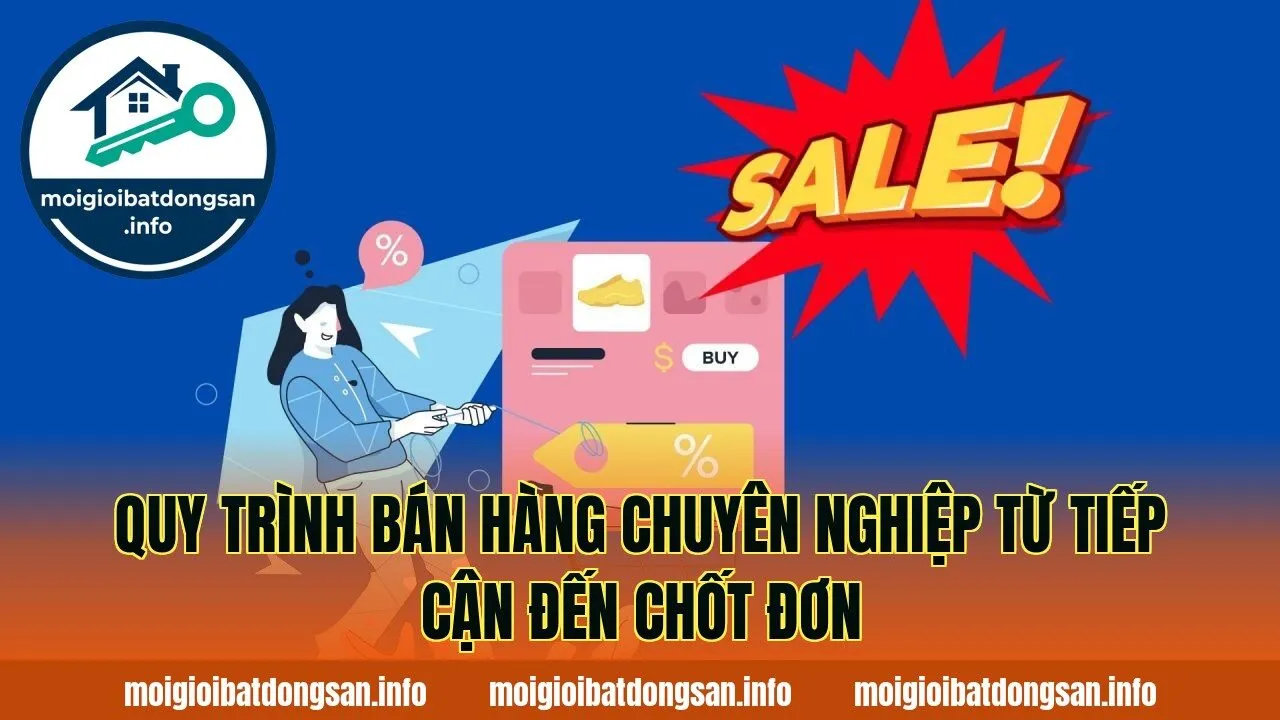 Quy trình bán hàng chuyên nghiệp từ tiếp cận đến chốt đơn