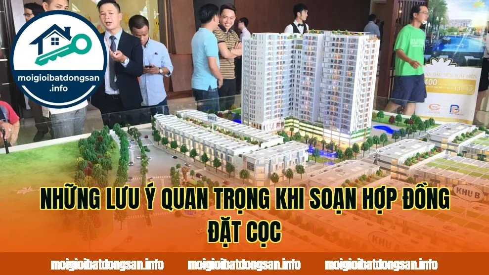 Những lưu ý quan trọng khi soạn hợp đồng đặt cọc