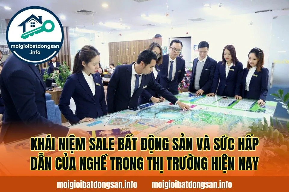 Khái niệm sale bất động sản và sức hấp dẫn của nghề trong thị trường hiện nay