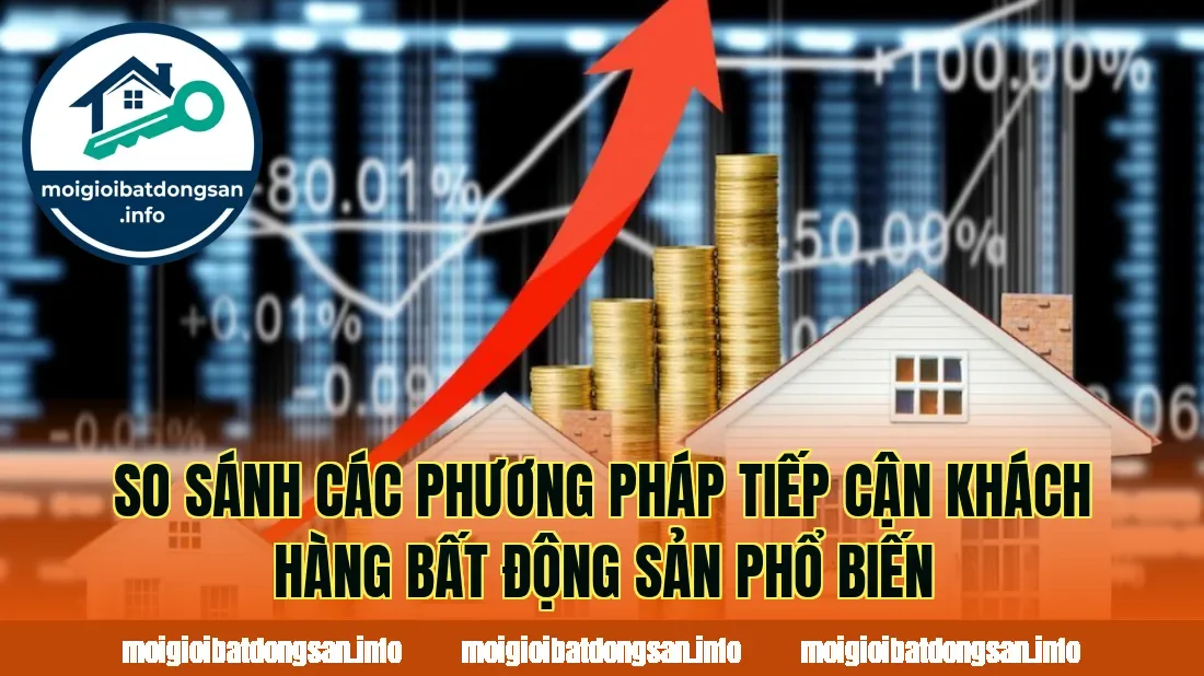 So sánh các phương pháp tiếp cận khách hàng bất động sản phổ biến