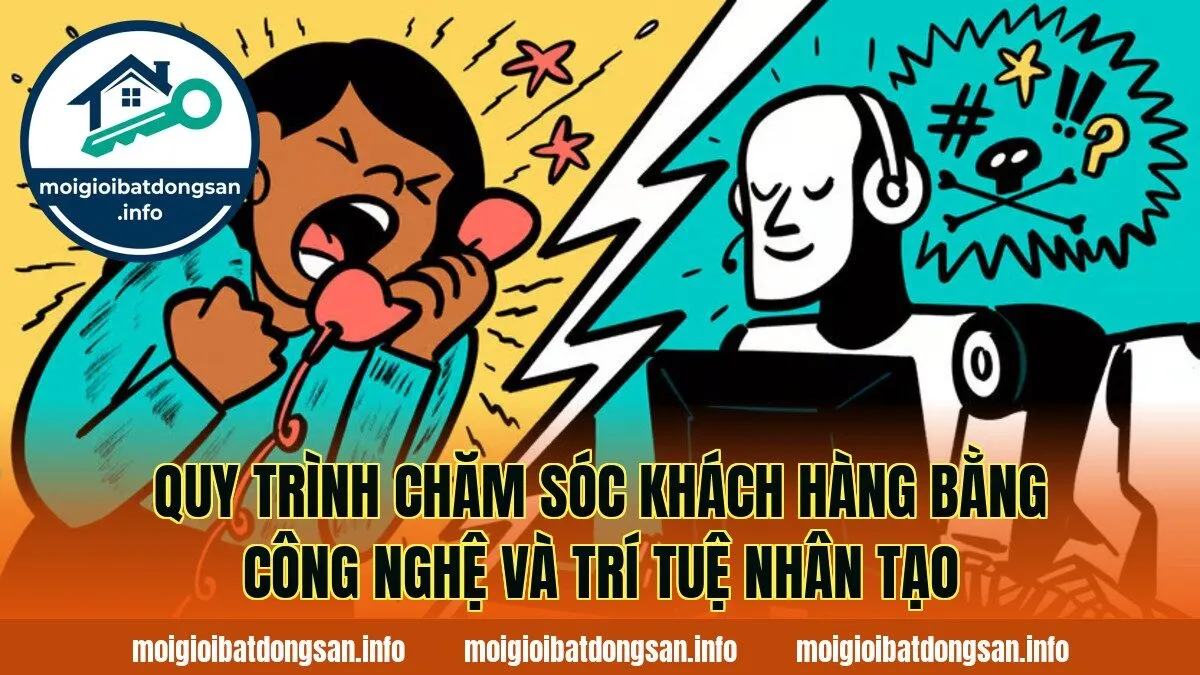 Quy trình chăm sóc khách hàng bằng công nghệ và trí tuệ nhân tạo